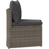 Sofa Sofos komplektas 2 pcs Pilka