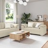 Sofa 2 pcs Tamsiai pilka 219 x 80 x 82 cm audinys