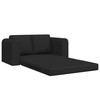 Sofa lova 60cm Juoda audinys