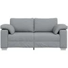Dvivietė sofa Šviesiai pilka 180 cm audinys
