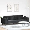 Sofa Juoda 250 x 77 x 76 cm Aksomas