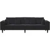 Sofa Juoda 250 x 77 x 76 cm Aksomas