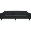 Sofa Juoda 250 x 77 x 76 cm Aksomas