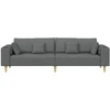 Sofa Tamsiai pilka 250 x 77 x 76 cm audinys