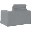 Fotelis Sofa Šviesiai pilka 102 x 80 x 82 cm Metalas