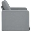 Fotelis Sofa Šviesiai pilka 102 x 80 x 82 cm Metalas