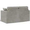 Sofa Šviesiai pilka 138 x 78 x 80 cm Aksomas