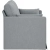 Sofa Šviesiai pilka 138 x 78 x 80 cm Metalas