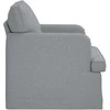 Fotelis Sofa Šviesiai pilka 142 x 80 x 85 cm Metalas