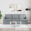 Sofa Šviesiai pilka 142 x 80 x 85 cm Metalas