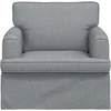 Fotelis Sofa Šviesiai pilka 142 x 80 x 85 cm Metalas