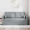 Sofa Šviesiai pilka 158 x 78 x 80 cm Metalas