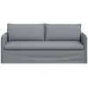 Sofa Šviesiai pilka 195 x 82 x 85 cm Metalas