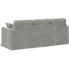 Sofa Šviesiai pilka 198 x 78 x 80 cm Aksomas