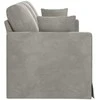 Sofa Šviesiai pilka 198 x 78 x 80 cm Aksomas