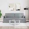 Sofa Šviesiai pilka 198 x 78 x 80 cm Metalas