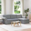Sofa Šviesiai pilka 245 x 138 x 80 cm audinys