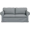 Sofa Šviesiai pilka 215 x 82 x 80 cm Metalas