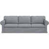Sofa Šviesiai pilka 215 x 82 x 80 cm Metalas