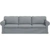 Sofa Šviesiai pilka 215 x 82 x 80 cm Metalas