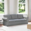 Sofa Šviesiai pilka 215 x 82 x 80 cm Metalas