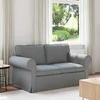 Sofa Šviesiai pilka 215 x 82 x 80 cm Metalas