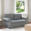 Sofa Šviesiai pilka 215 x 82 x 80 cm Metalas
