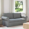 Sofa Šviesiai pilka 215 x 82 x 80 cm Metalas