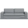 Sofa Šviesiai pilka 222 x 80 x 82 cm Metalas