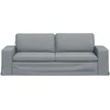 Sofa Šviesiai pilka 222 x 80 x 82 cm Metalas