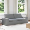 Sofa Šviesiai pilka 222 x 80 x 82 cm Metalas