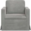 Sofa Šviesiai pilka 78 x 78 x 80 cm Aksomas