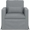 Fotelis Sofa Šviesiai pilka 78 x 78 x 80 cm Metalas