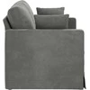 Sofa Tamsiai pilka 138 x 78 x 80 cm Aksomas