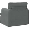 Fotelis Sofa Tamsiai pilka 142 x 80 x 85 cm Metalas