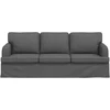 Sofa Tamsiai pilka 142 x 80 x 85 cm Metalas