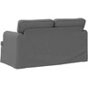 Sofa Tamsiai pilka 142 x 80 x 85 cm Metalas