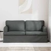 Sofa Tamsiai pilka 142 x 80 x 85 cm Metalas
