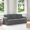 Sofa Tamsiai pilka 142 x 80 x 85 cm Metalas