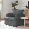 Fotelis Sofa Tamsiai pilka 142 x 80 x 85 cm Metalas