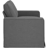 Sofa Tamsiai pilka 162 x 80 x 82 cm Metalas