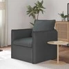 Sofa Tamsiai pilka 75 x 82 x 85 cm audinys