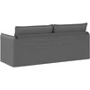 Sofa Tamsiai pilka 195 x 82 x 85 cm Metalas