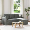 Sofa Tamsiai pilka 178 x 134 x 80 cm Aksomas