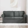 Sofa Tamsiai pilka 215 x 82 x 80 cm Metalas