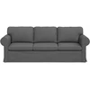 Sofa Tamsiai pilka 215 x 82 x 80 cm Metalas
