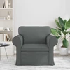 Fotelis Sofa Tamsiai pilka 215 x 82 x 80 cm Metalas