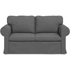 Sofa Tamsiai pilka 215 x 82 x 80 cm Metalas