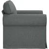 Fotelis Sofa Tamsiai pilka 215 x 82 x 80 cm Metalas