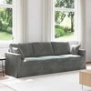 Sofa Tamsiai pilka 228 x 78 x 80 cm Aksomas